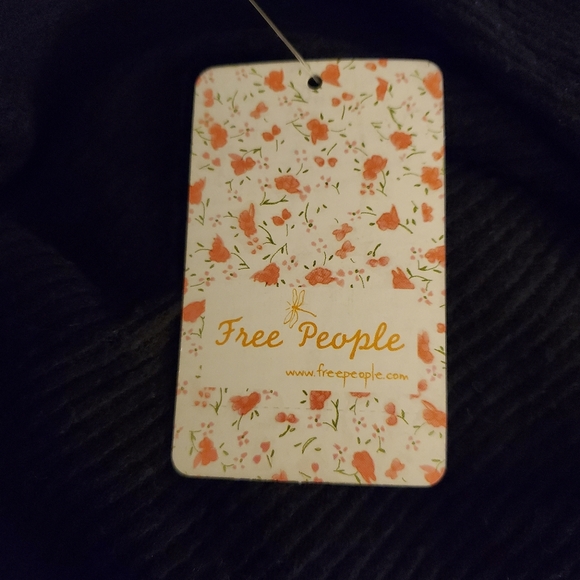 FREE PEOPLE Main Squeeze Hacci Black SM Womens Small - Picture 5 of 5